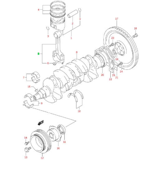 Biela De Motor G13 - Imagen 3