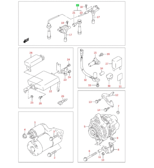 Cable De Bujia Motor G13 - Imagen 3