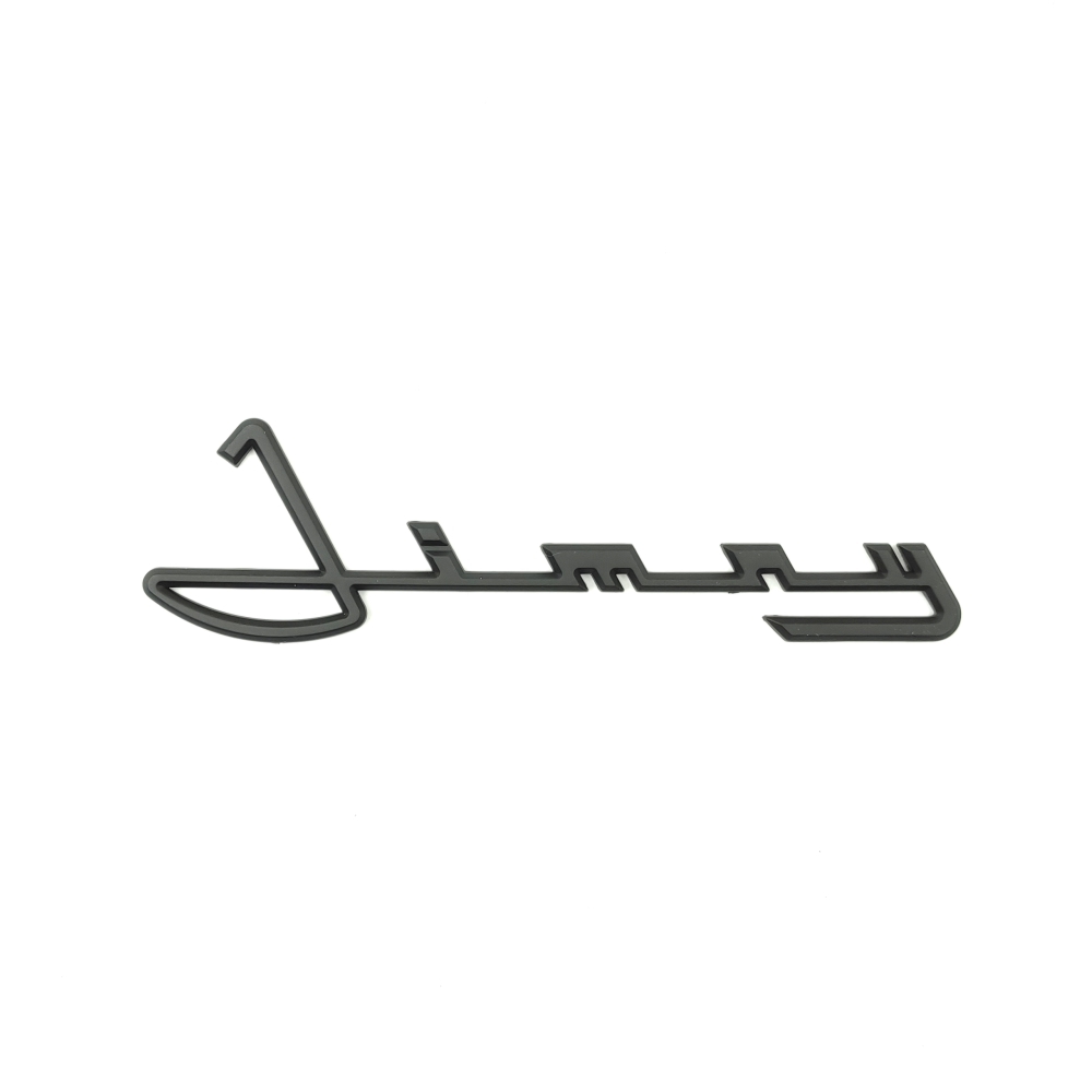 Emblema Jimny Vintage Negro Mate